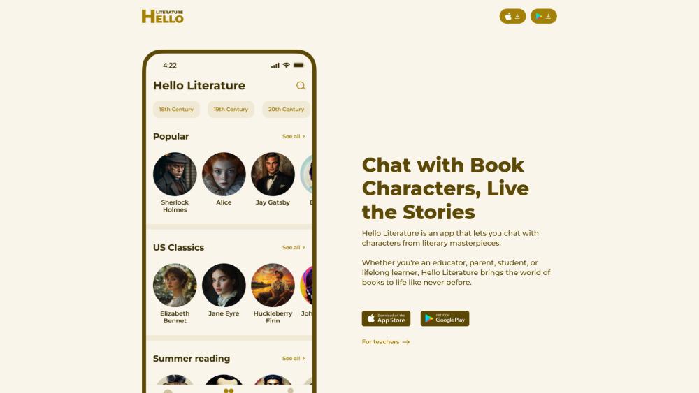 Hello Literature: Bringing Literary Classics to Life