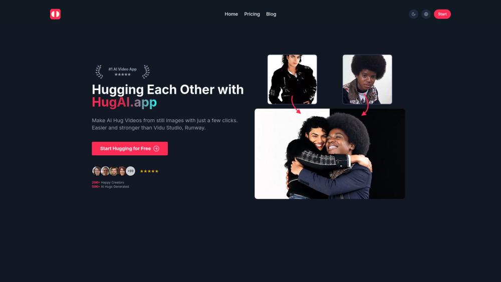 Hug AI: Create Dynamic Hug Videos from Static Photos