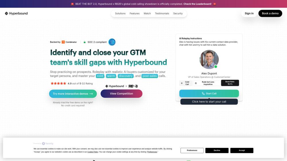 Hyperbound: AI-Powered Sales Roleplay Platform