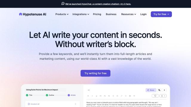 Hypotenuse AI Review: Revolutionizing E-commerce Content