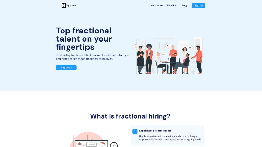 Hyrproz - Fractional Talent Marketplace