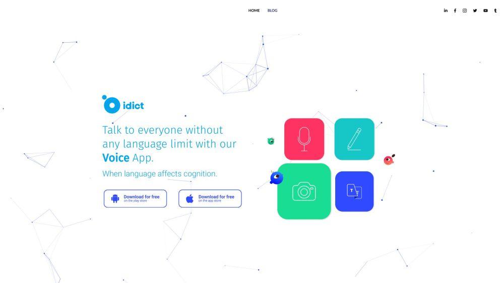 idict | Voice Cloning Translation App