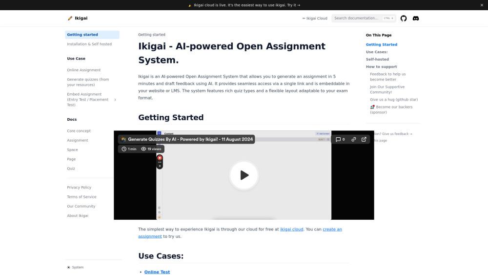 Ikigai: AI-Powered Open Assignment Platform