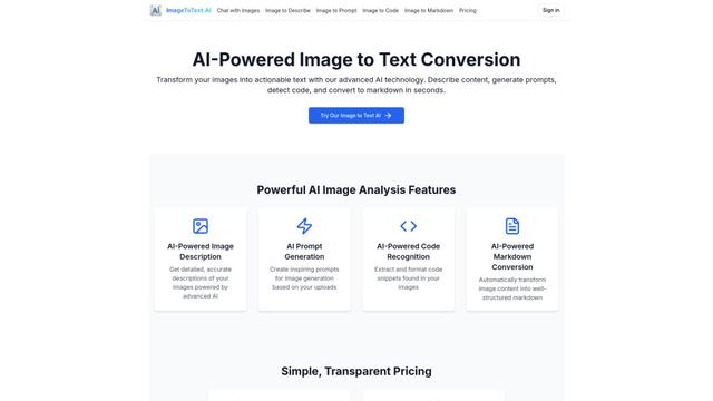 ImageToText.AI