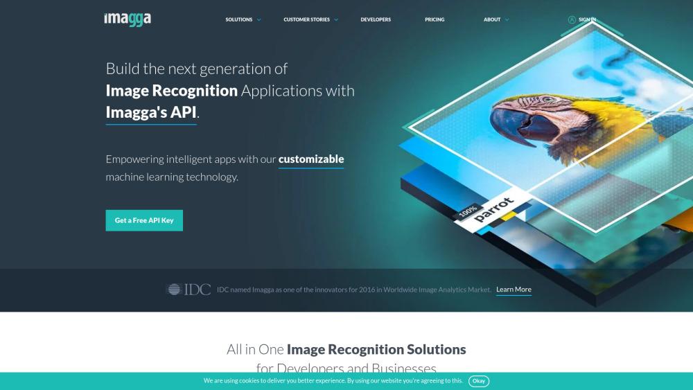 Imagga Image Recognition API