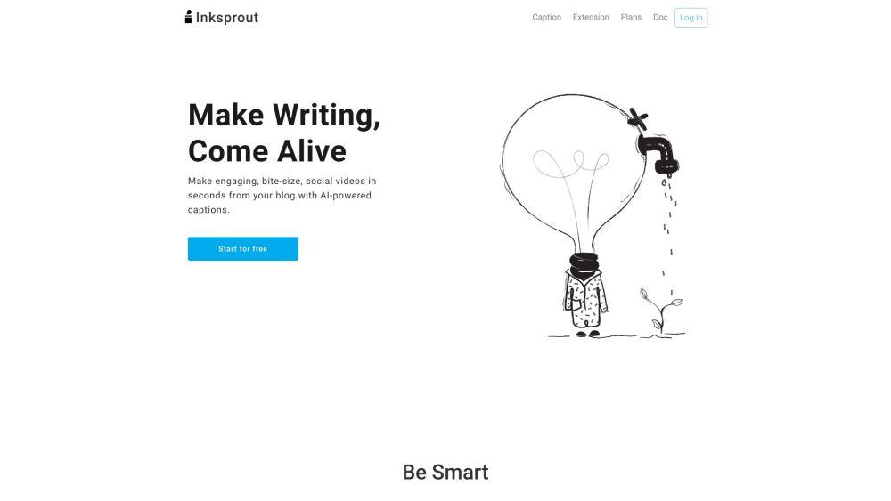 Inksprout - Transform Blog Content into Engaging Social Videos