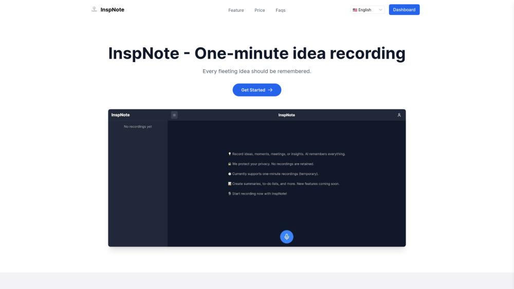 InspNote - AI-Powered Idea Capture and Content Generation