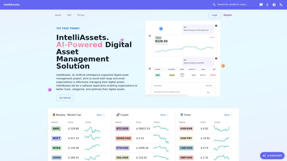 intelliAssets - AI-Powered Digital Asset Management