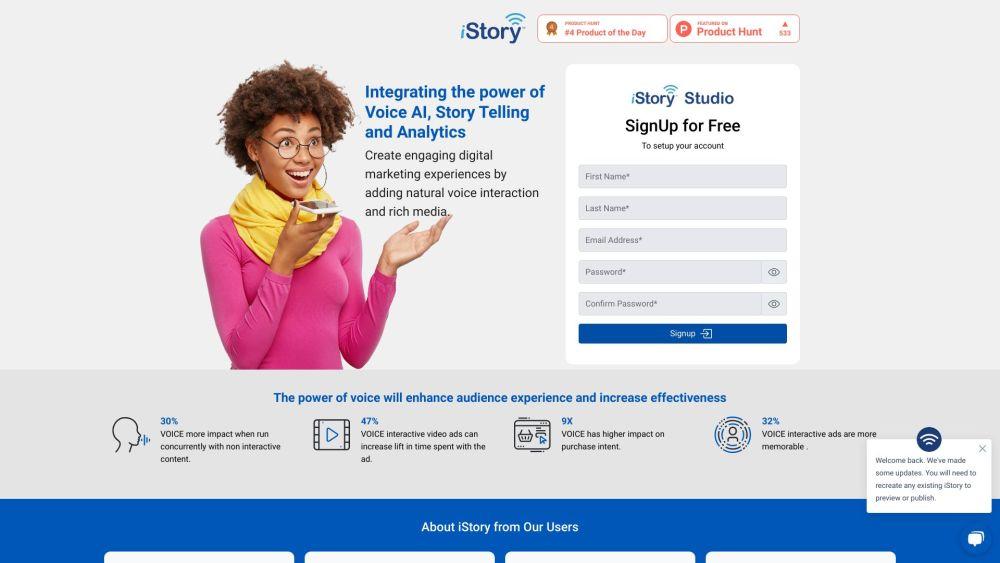 iStory - Interactive Storytelling for Digital Marketers