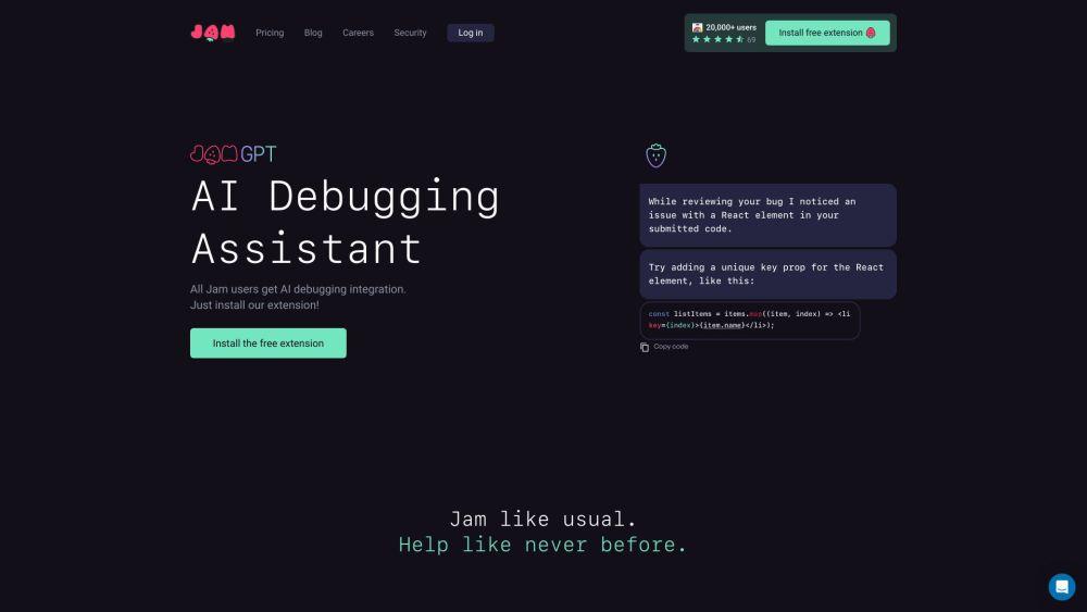 Jam - One-Click Bug Reporting for Software Teams