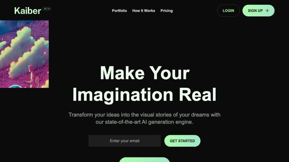 Kaiber - AI Creative Platform for Visuals, Animations, and Videos