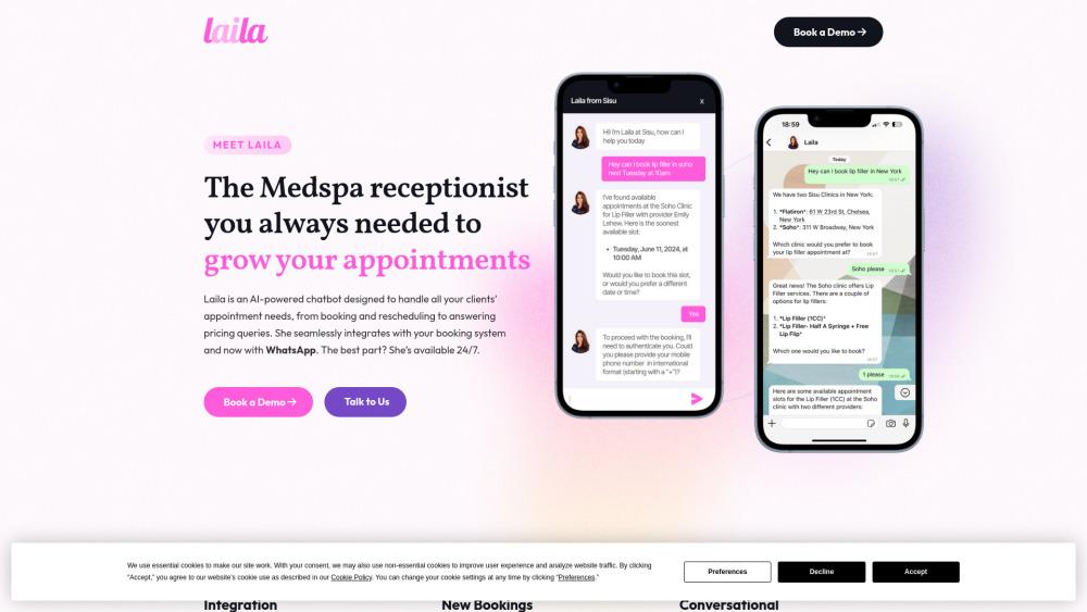 Laila - Medspa Receptionist AI