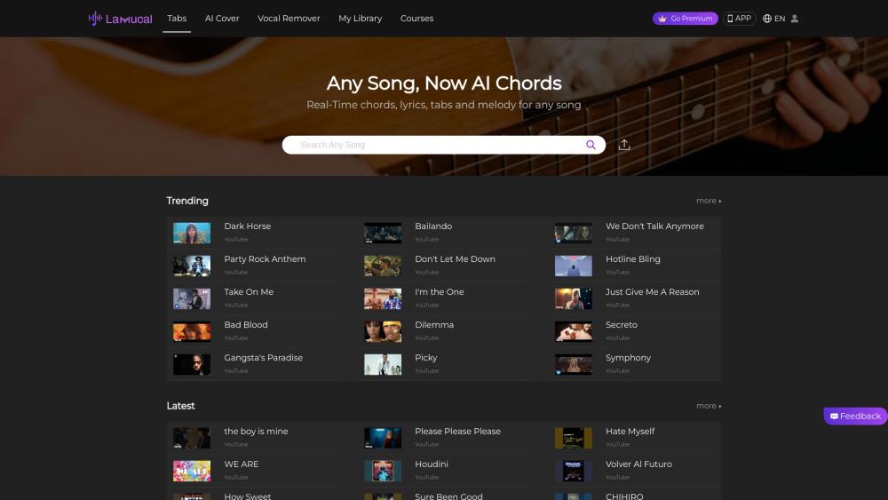 Lamucal - AI Music Tool for Musicians