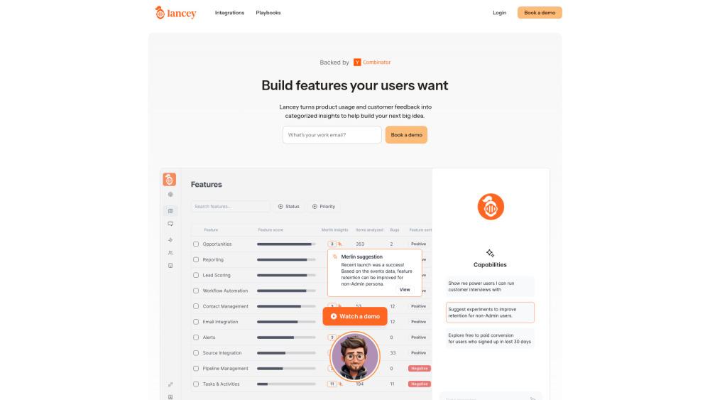 Lancey | AI Copilot for Product Teams