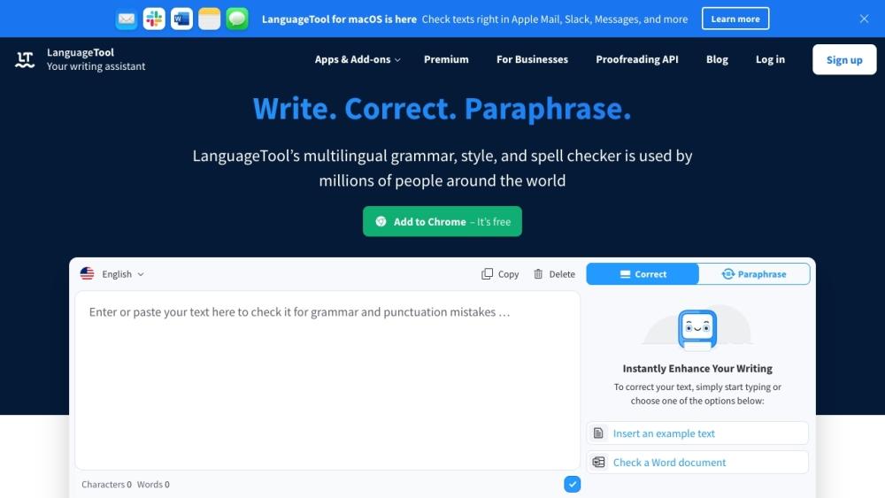 LanguageTool - AI-Powered Grammar Checker for 30+ Languages