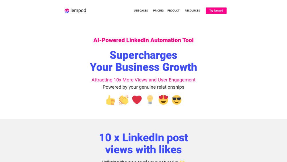 Lempod - AI-Powered LinkedIn Automation for Increased Engagement
