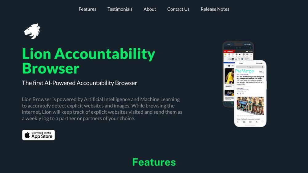 Lion Accountability Browser - Safe and Secure Web Browsing
