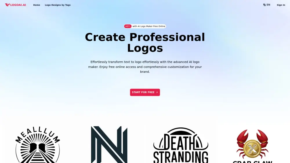 LogoAI.ai: AI Logo Maker Free Online