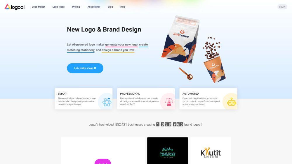LogoAI - AI-Powered Brand Building for Professionals