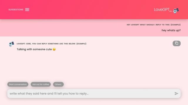 LoveGPT: Enhance Your Romantic Relationships with AI-powered Conversational Support