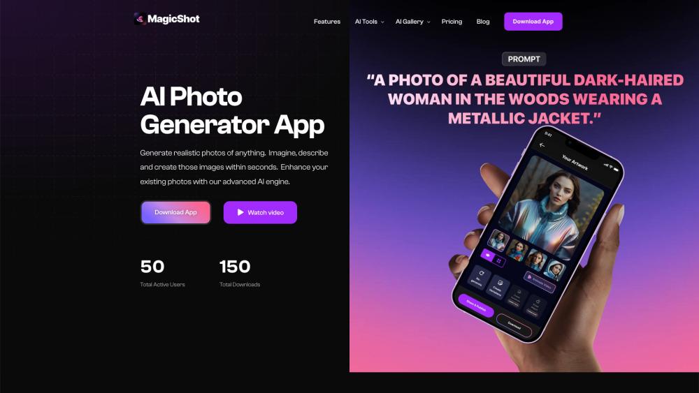 MagicShot.ai - AI-Powered Photo Generator App