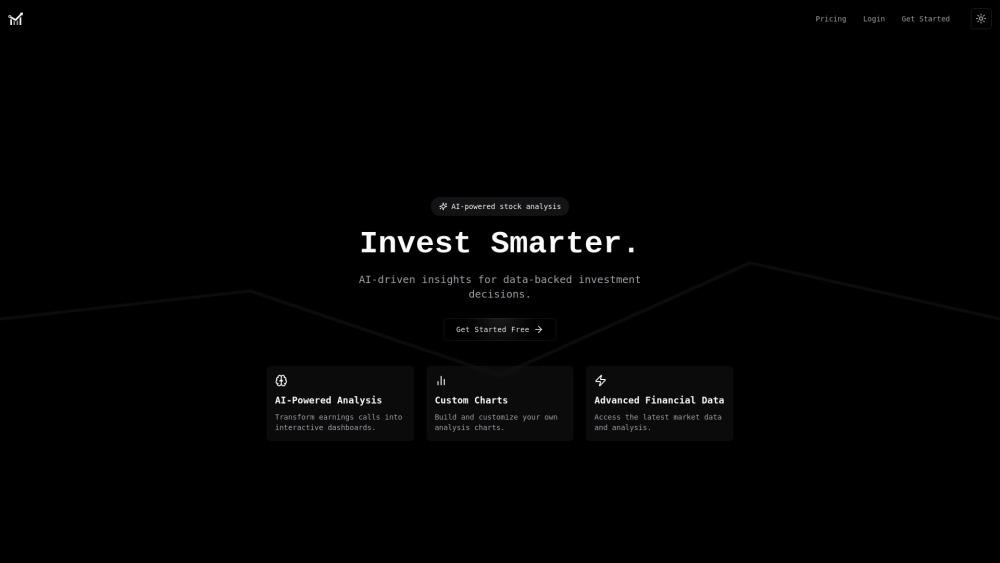 Market Genius AI: Unlock AI-Driven Stock Analysis from Earnings Transcripts