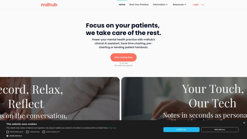mdhub - AI-Powered Clinical Assistant for Behavioral Health