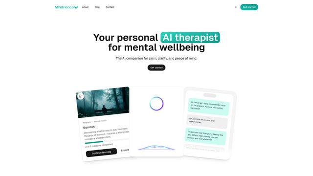 MindPeace - AI Therapist