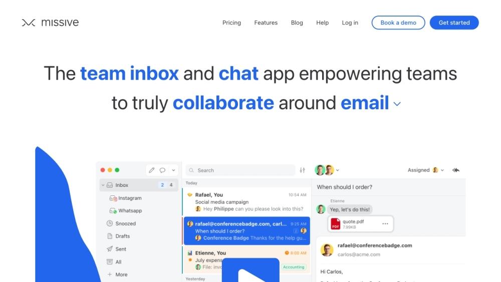 Missive - Unified Team Inbox & Chat App