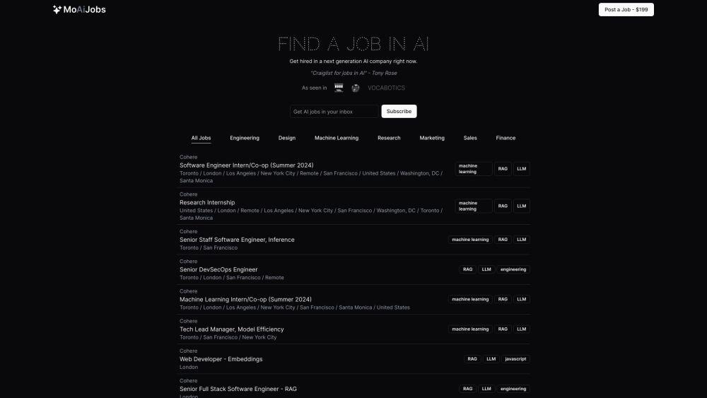 Mo AI Jobs - AI Job Board for Professionals