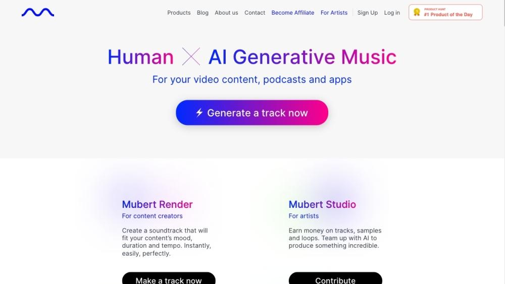 Mubert - AI-Powered Royalty-Free Music Ecosystem