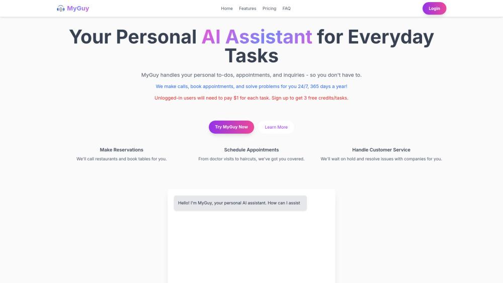 MyGuy - AI Personal Assistant