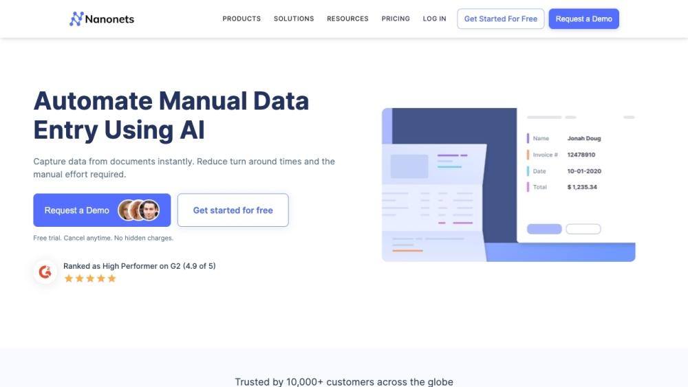 Nanonets - AI-Powered Intelligent Automation Platform