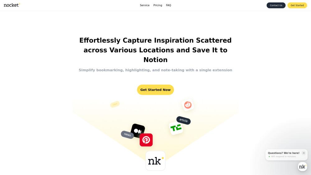 Nocket.io - Capture Web Content Smarter with AI