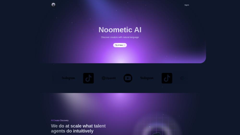 Noometic AI - Advanced Social Media Creator Analysis
