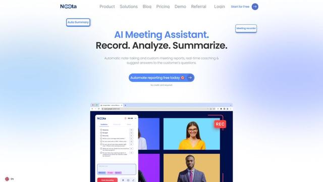 Noota | Free Meeting Recorder & AI-Generated Notes