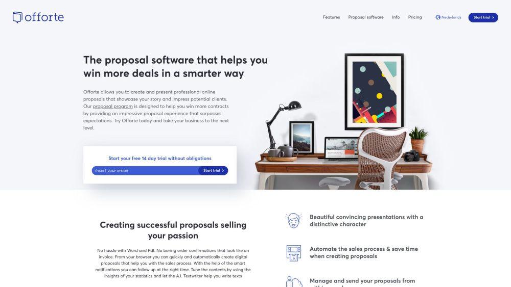 Offorte - AI-Powered Proposal Software for Winning More Deals