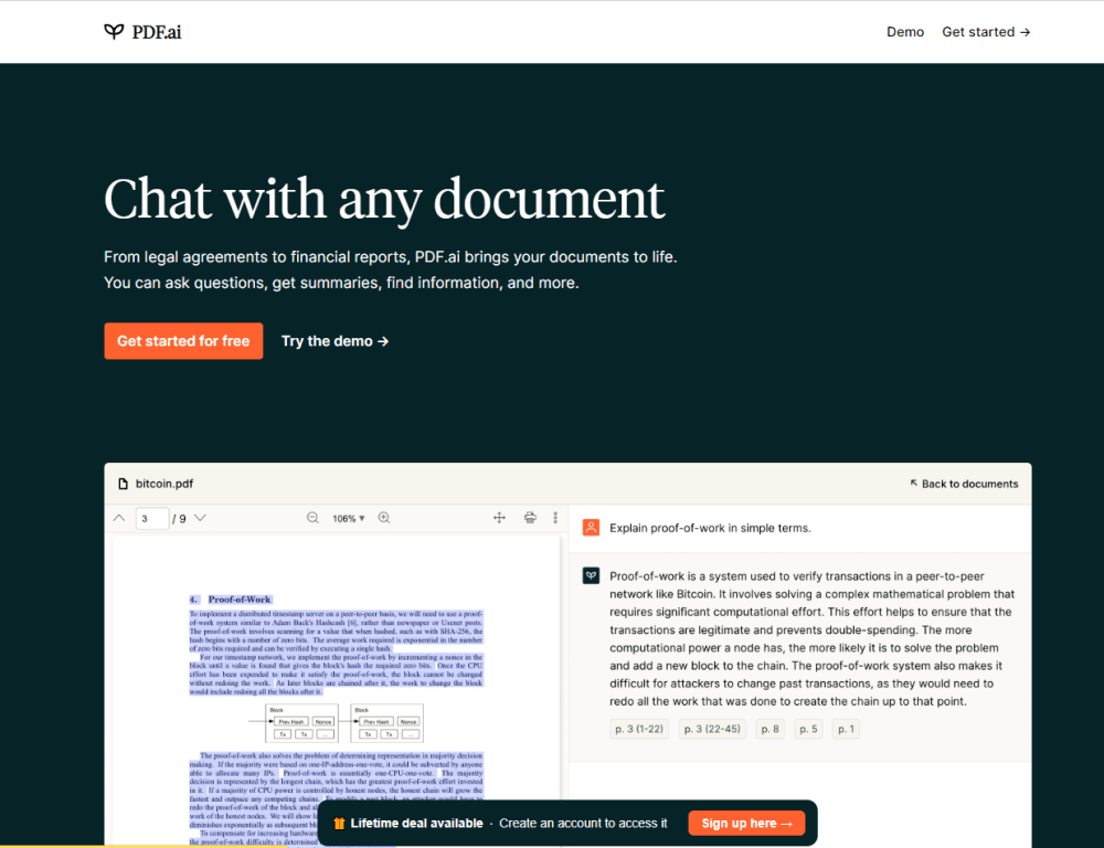 PDF.ai - AI-Powered PDF Analysis Tool