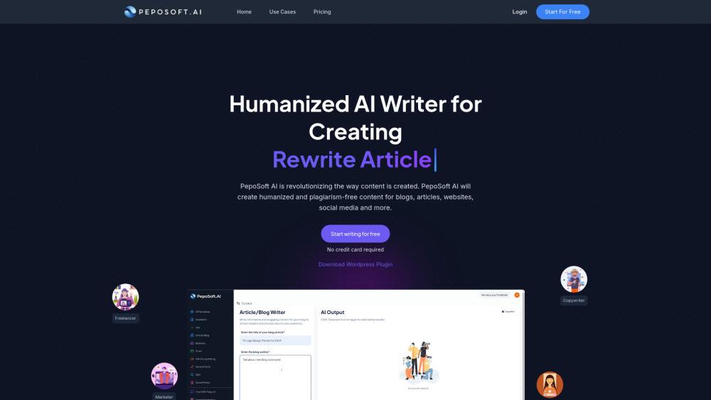 AI-Powered Content Creation with PepoSoft AI