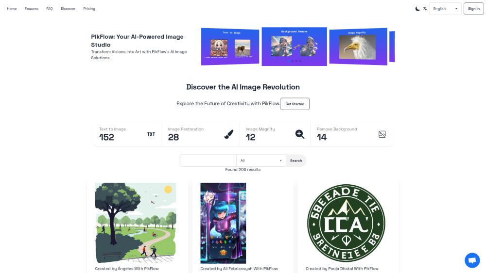 PikFlow AI Image Creation and Editing