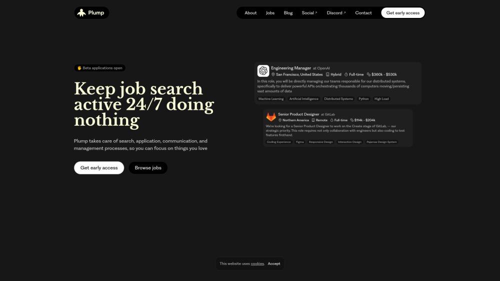 Plump - AI-Powered Job Search Automation