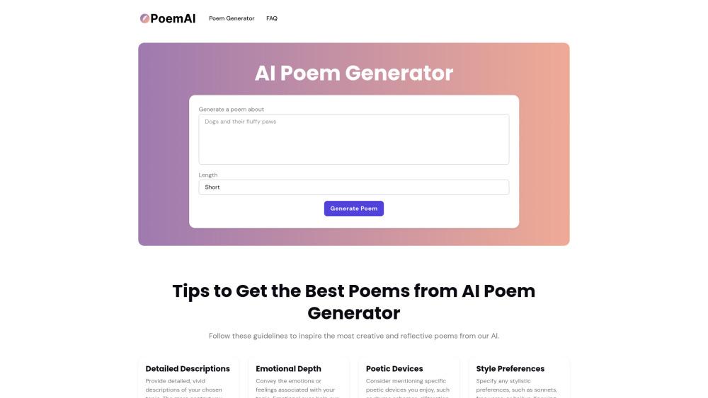 AI Poem Generator