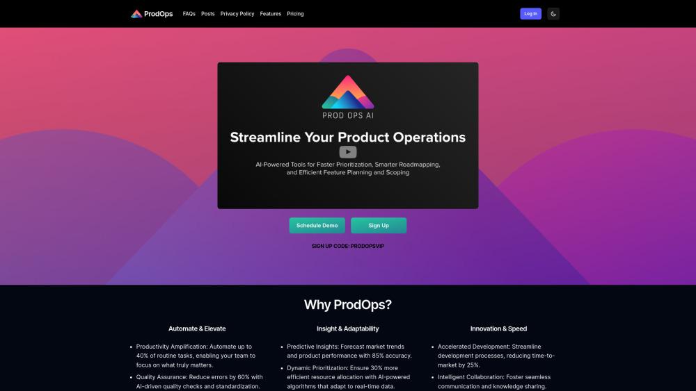 ProdOps.AI - AI-Powered Product Management Platform