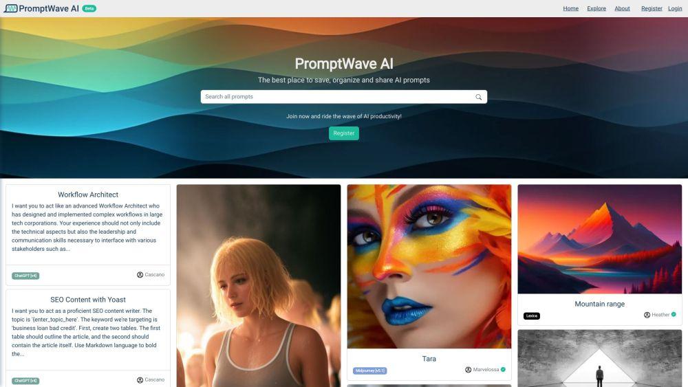 PromptWave AI - Unlock AI Productivity and Creativity