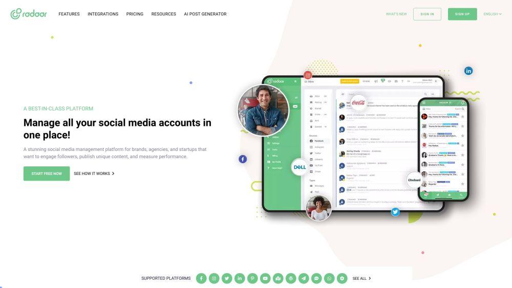 RADAAR - All-in-One Social Media Management Platform