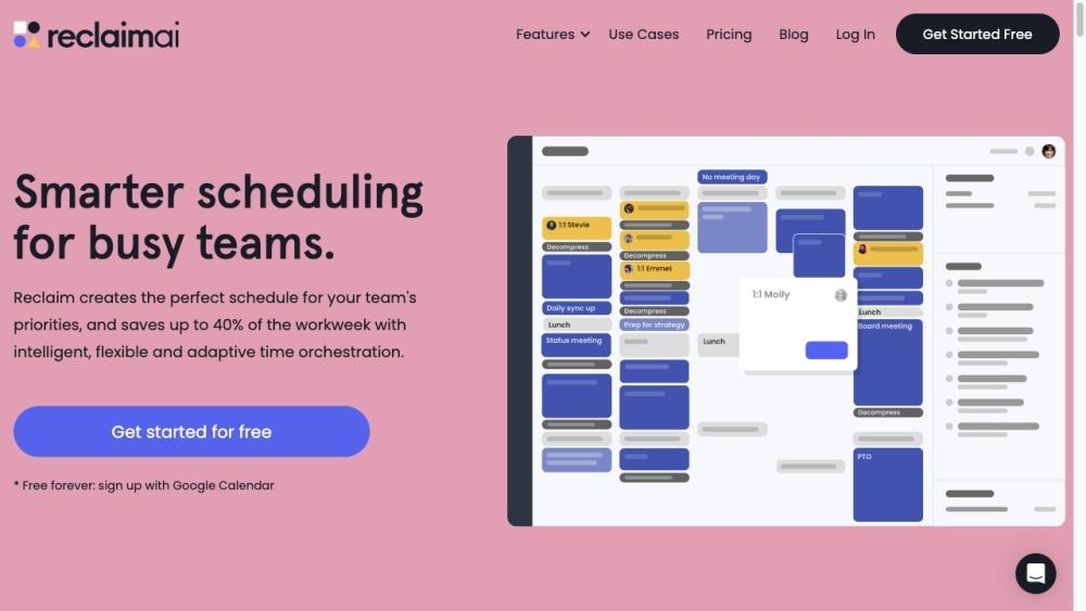 Reclaim AI - Smart Scheduling Assistant for Productivity