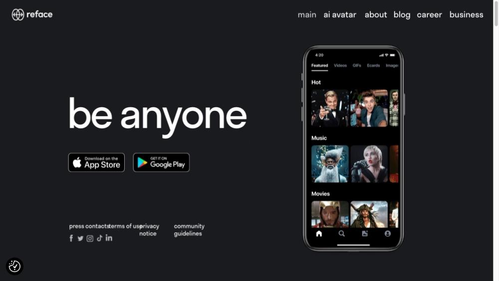 Reface - AI Face Swap & Animation App