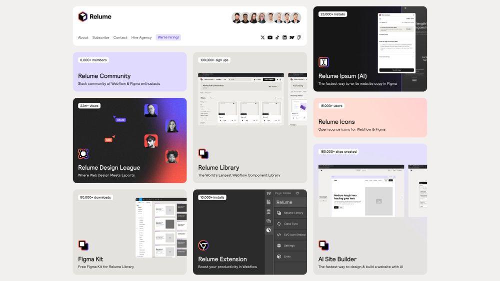 Relume - AI-Powered Website Builder for Designers