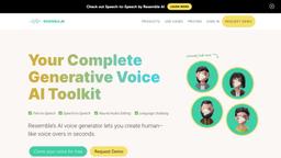 Resemble AI Voice Generator 사용법: TTS 및 STS 가이드