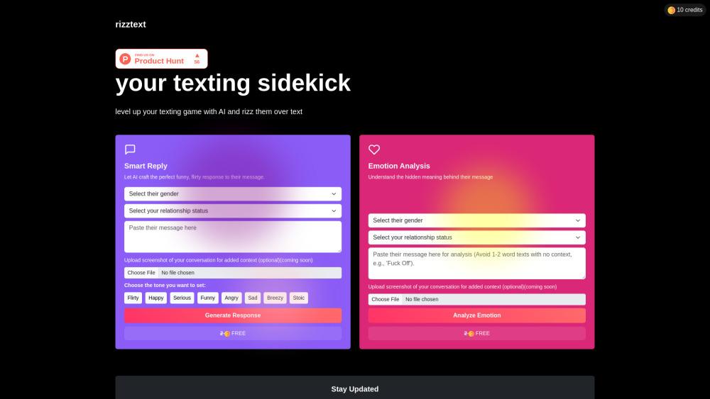 RizzText: AI-Powered Texting Assistant for Dating Success